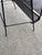 Vintage Black Metal Media Rack, Mid-Century Modern, 1950s Usa For Sale - Image 11 of 12