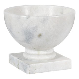 Maitland-Smith Ambaji Low Marble Vase For Sale