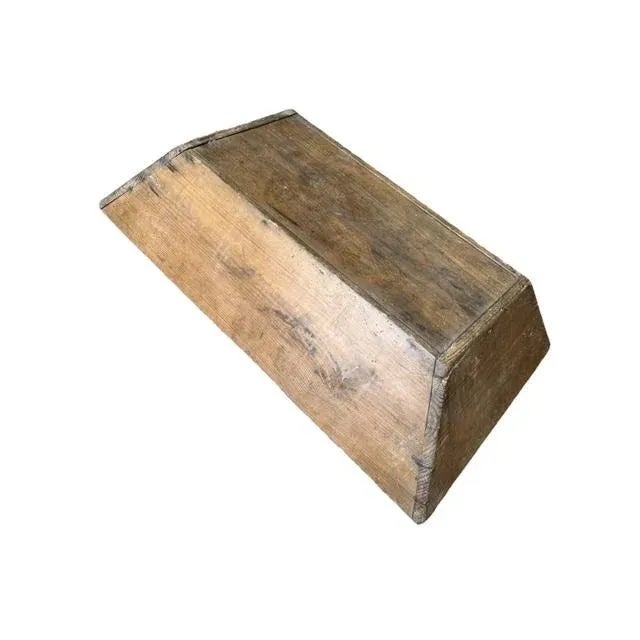 1900 - 1909 Early 1900s Pine Wood Dough Bowl For Sale - Image 5 of 6