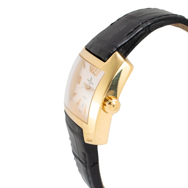 Baume & Mercier Baume Et Mercier Hampton 42mm 65395 White Dial 18k Yellow Gold Automatic Watch For Sale - Image 4 of 8