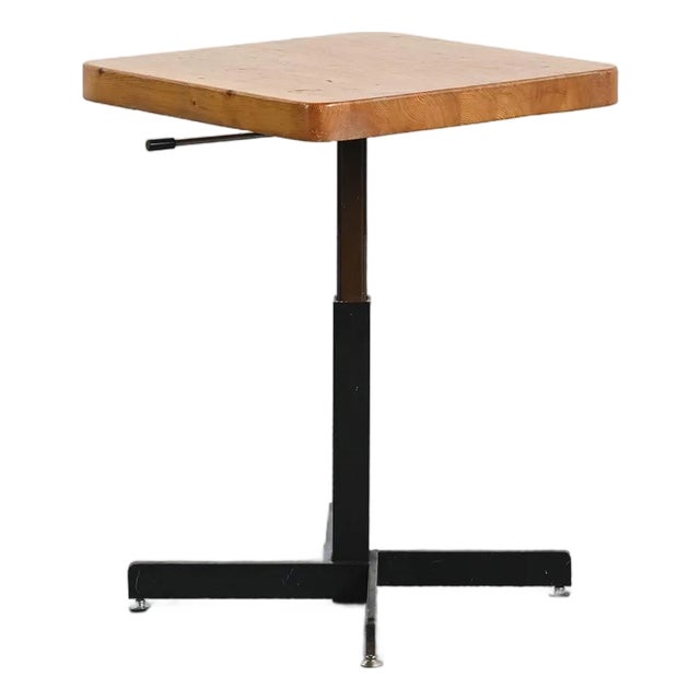 Adjustable Table by Charlotte Perriand for Les Arcs, 1970s For Sale