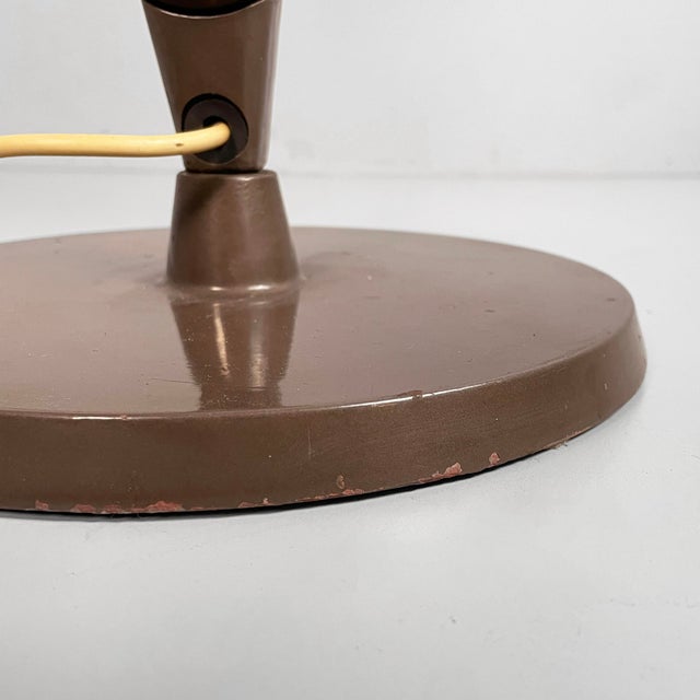 Mid-Century Modern Italian Brown Table Lamp from Stilnovo, 1960s For Sale - Image 18 of 18