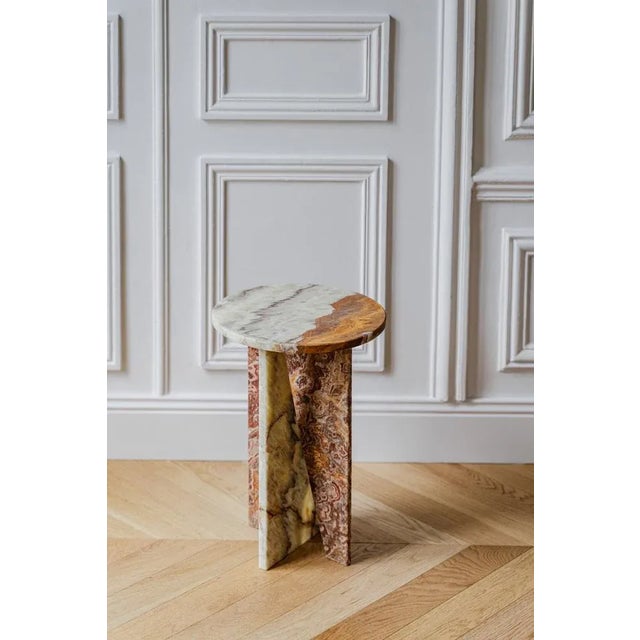 Gemstone Patchwork Table by Studio Gaia Paris For Sale - Image 7 of 10