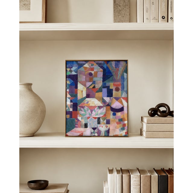 Blue 1919 Burggarten Modernist Multicolor Fine Art Print by Paul Klee — 8" X 10" For Sale - Image 8 of 9