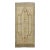 1960s Tan Multicolor Vintage Turkish Rug 3'8" X 8'2" For Sale