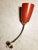 Red Mid-Century Modern Wall Light, 1950s For Sale - Image 8 of 8