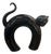 20th Century Glass Black Cat by Licio Zanetti for Murrina, 1980s For Sale