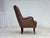 Danish Armchair in Brown Furniture Leather, 1970s For Sale - Image 11 of 18