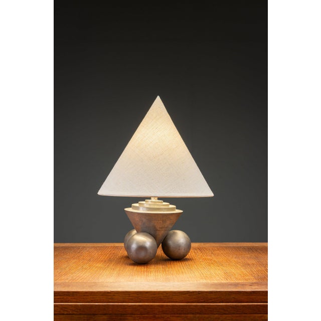 Gero Amsterdam School Table Lamp, 1920s For Sale - Image 8 of 11