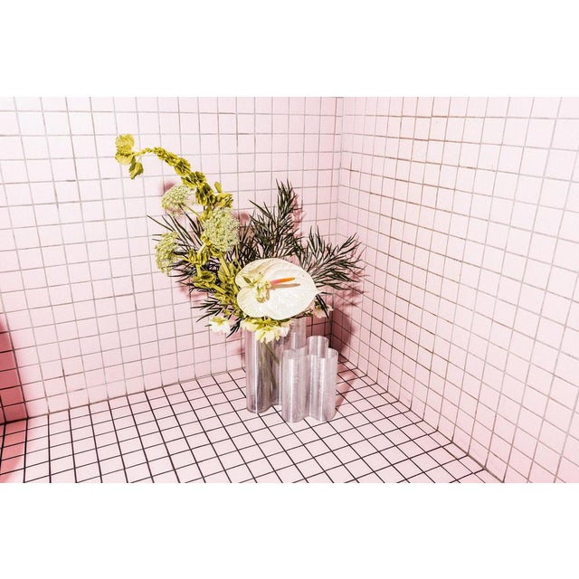 Plastic Forest Green Splash Vase by Mana For Sale - Image 7 of 17