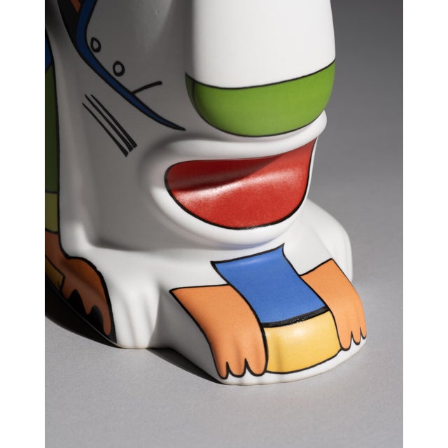 Leones Porcelain Vase Set by Javier Mariscal for Rosenthal, 1990s, Set of 4 For Sale - Image 12 of 18