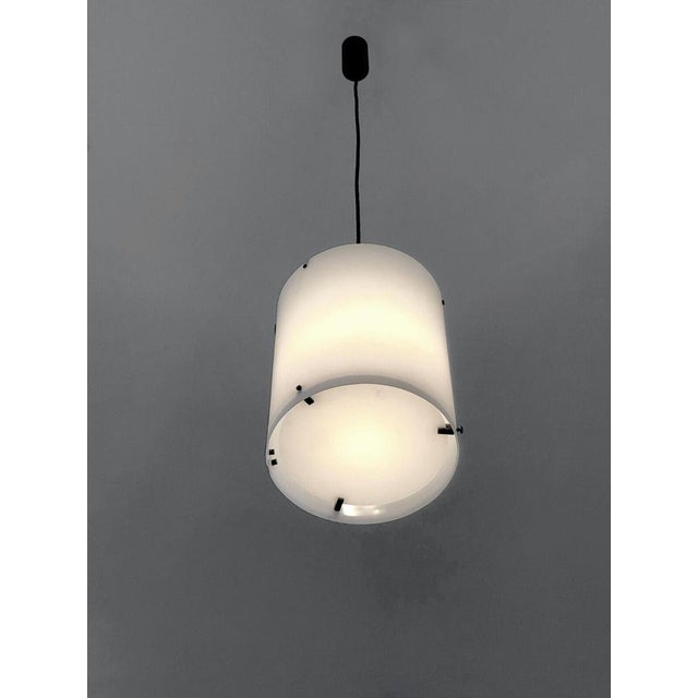 Metal Modern Ceiling Fixture by Tito Agnoli for O-Luce, Italy, 1950s For Sale - Image 7 of 14