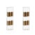 Modern Modern & Festive Gold Formal Candle Set, 2 Packs of 6 For Sale - Image 3 of 3