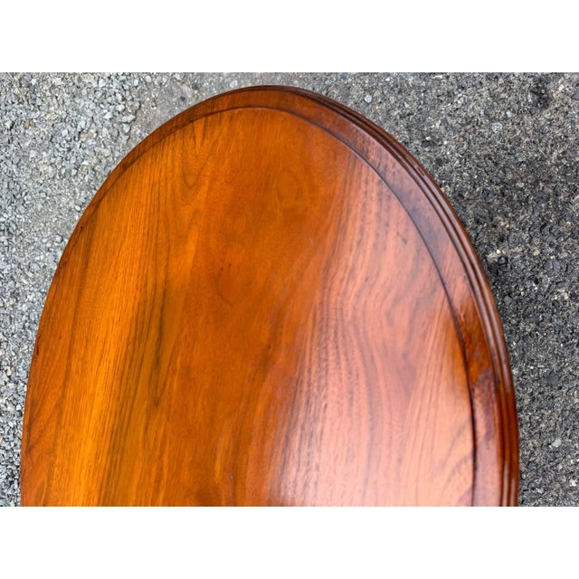 Early 20th Century Antique Victorian Renaissance Revival 2 Tier Walnut Side End Table For Sale - Image 5 of 12
