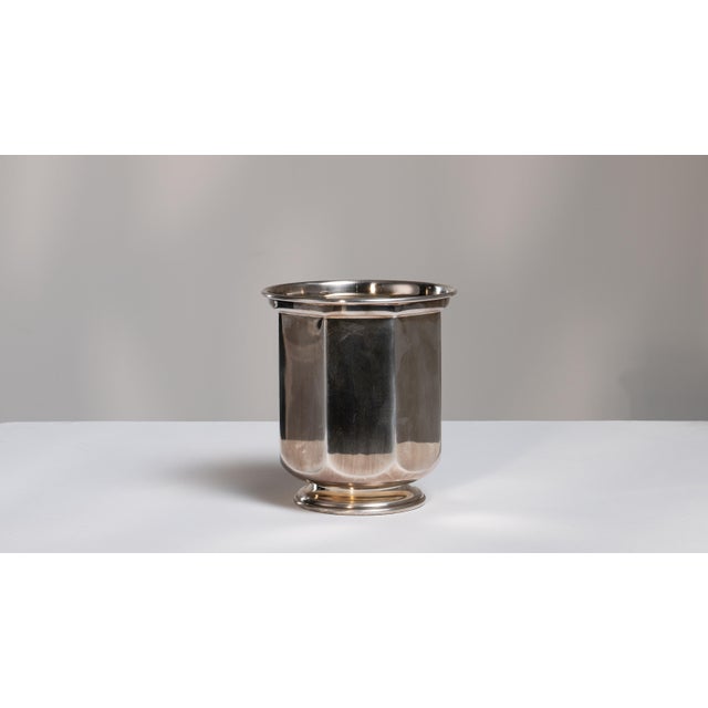 Mid 20th Century Italy Silver Ice Bucket For Sale - Image 4 of 15