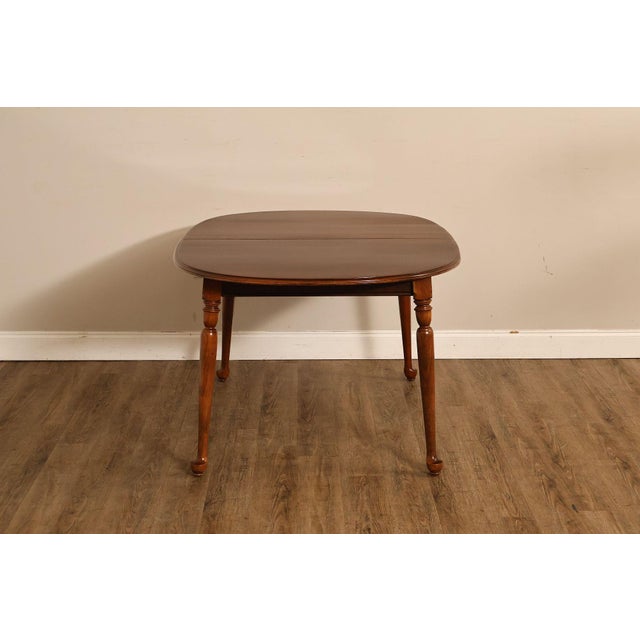 Ethan Allen Georgian Court Vintage Traditional Cherry Dining Table For Sale - Image 17 of 18