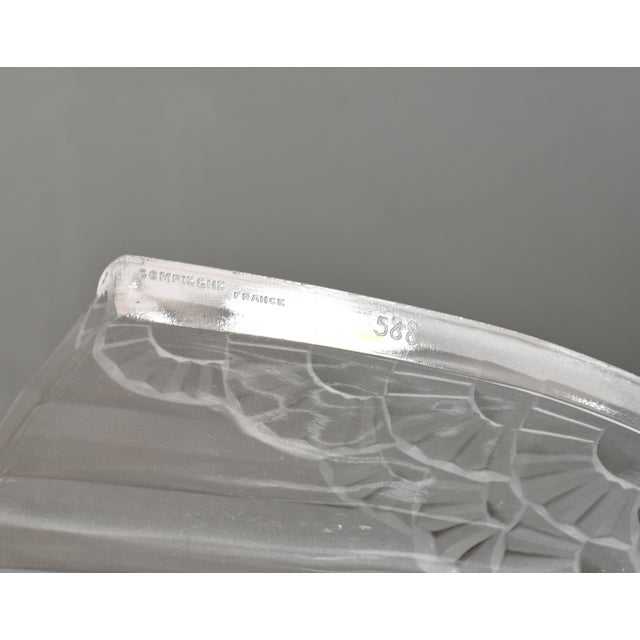 Degue & Vandamme French Art Deco Frosted Glass Modernist Slip Shade Wall Sconces - A Pair For Sale - Image 10 of 14
