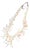 1970s Coastal Undyed Branch Angel Skin Coral Large Graduated Necklace Pale Pink For Sale