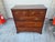 19th Century Antique George III Mahogany 5 Drawer Chest of Drawers. For Sale - Image 5 of 11