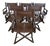 Late 20th Century McGuire Organic Modern Director's Dining Chairs - A Set of Six For Sale