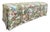 English Garden Skirted Parsons Upholstered Bench For Sale