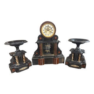 Fireplace Trim Clock, Set of 3 For Sale
