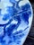 Blue Mid 20th Century Monumental Japanese Blue & White Porcelain Charger With Hawk & Pine Landscape For Sale - Image 8 of 15