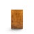 Wood Milo Baughman Style Mid Century Burlwood and Brass Credenza With Hutch For Sale - Image 7 of 11