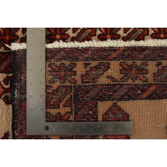 Baloch Rug 3’4” X 6’4” Beige Wool Vintage Tribal Hand-Knotted Oriental Carpet For Sale - Image 12 of 12