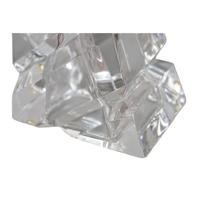 Late 20th Century Rogaska "Legacy" Lead Crystal Bookends, a Pair For Sale - Image 5 of 7