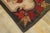 1920s Folk Art Beige Medallion Roses Antique American Hooked Rug For Sale - Image 11 of 11