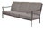 McKinnon and Harris Beaufort Aluminum Three-Seat Garden Sofa For Sale