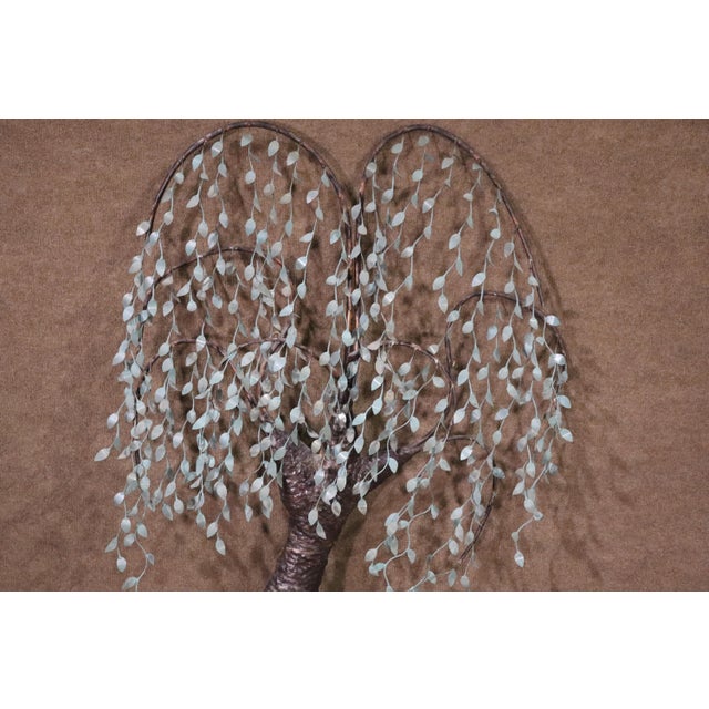 Art Deco Mid 20th Century Metal Tree Wall Art For Sale - Image 3 of 7