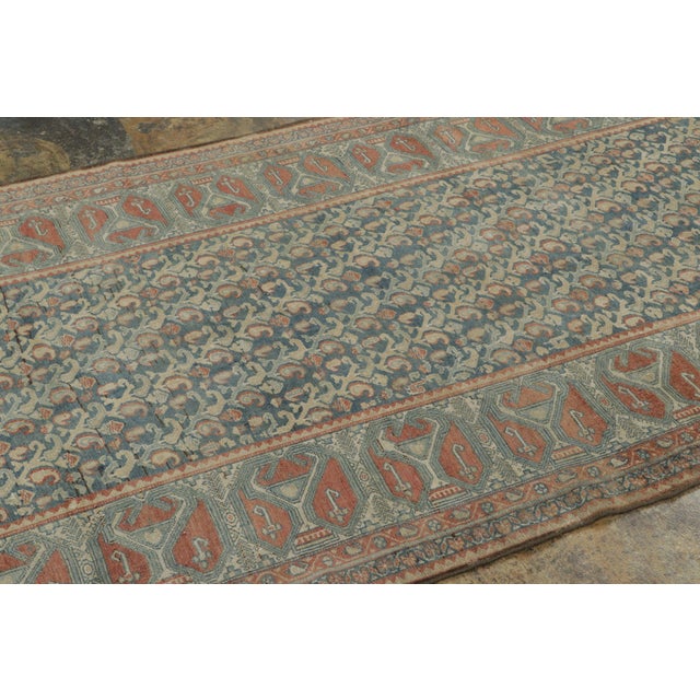 Rug & Kilim Antique Bibikabad Rug With Allover Boteh and Geometric Borders - Rug & Kilim For Sale - Image 4 of 7
