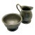 Vintage Wilton Armetale Pewter Creamer & Sugar Bowl Set – Made in Usa Minimalist Serveware Duo For Sale