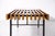 Modernist Italian Bench in Wood and Metal, 1950s, in Very Good conditions. Designed 1950 to 1959