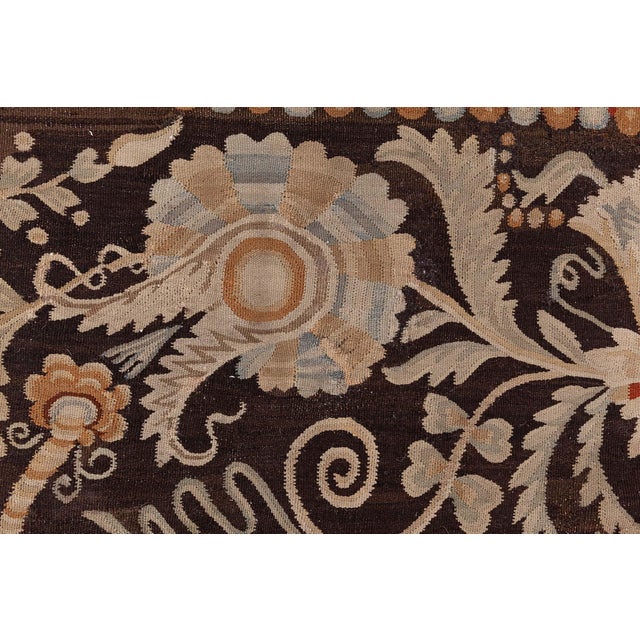 Textile Antique Russian Bessarabian Kilim Rug For Sale - Image 7 of 9