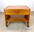 Mid Century Danish Modern Teak Rolling Media Cabinet Table Cart For Sale - Image 12 of 12