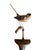 A hand-carved wooden wren — Austrian folk art, vintage from the 1930s — 7.75" x 5" x 3". Charming Alpine folk art for a...
