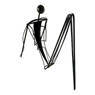 Signed Curtis Jere Abstract Postmodern Figural Sculpture Rare For Sale