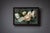 Gray Contemporary Roses II by Jon Doran | Oil on Panel Small White Roses Still Life For Sale - Image 8 of 9