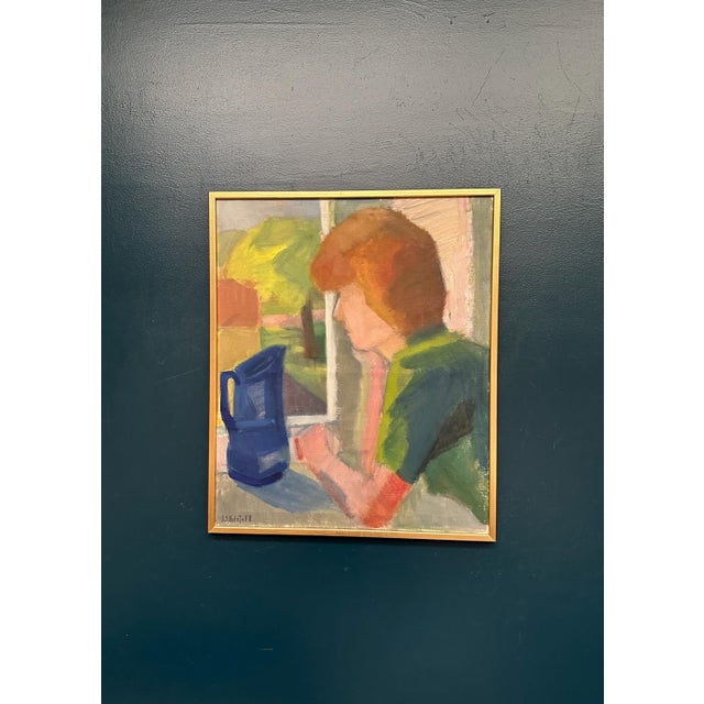 Anna‑stina Nilstoft, Woman, 1950s, Oil Painting on Canvas, Framed For Sale - Image 14 of 18