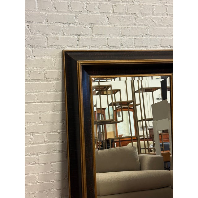 Interlude Home Plantation-Style Texturized Full-Length Mirror, Late 20th Century For Sale - Image 9 of 12