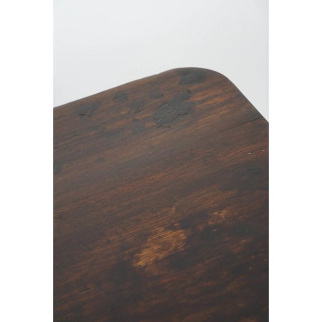 Antique English Tilt Top Side Table with a Square Sheet For Sale - Image 11 of 12