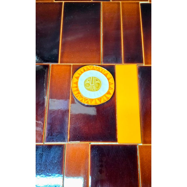 Glazed Ceramic Tiles by Roger Capron, 1970, Set of 112 For Sale - Image 4 of 13