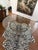 Vintage Hollywood Regency Dolphin / Koi Fish Glass Dining Table – 48” Round For Sale - Image 4 of 8