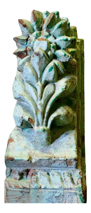 Antique Carved Wooden Architectural Indian Roof Decoration