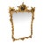 Fine Gilt Baroque French LabelledFreidman Brothers Carved Wood Mirror For Sale