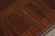 1990s Hickory Mahogany Banded Inlaid Double Pedestal Dining Table For Sale - Image 5 of 15