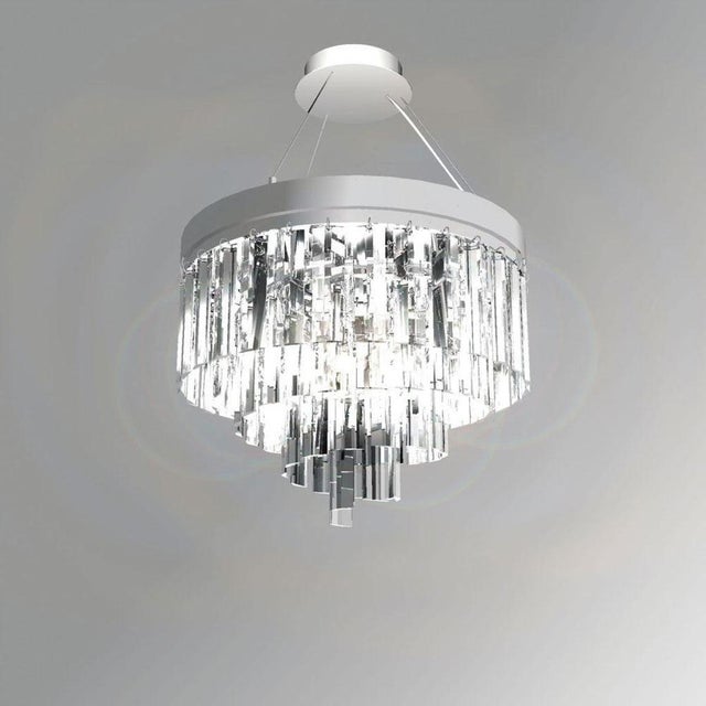 Syrus & Glacial 4 Light Flush Mount by Aggiolight For Sale - Image 6 of 7